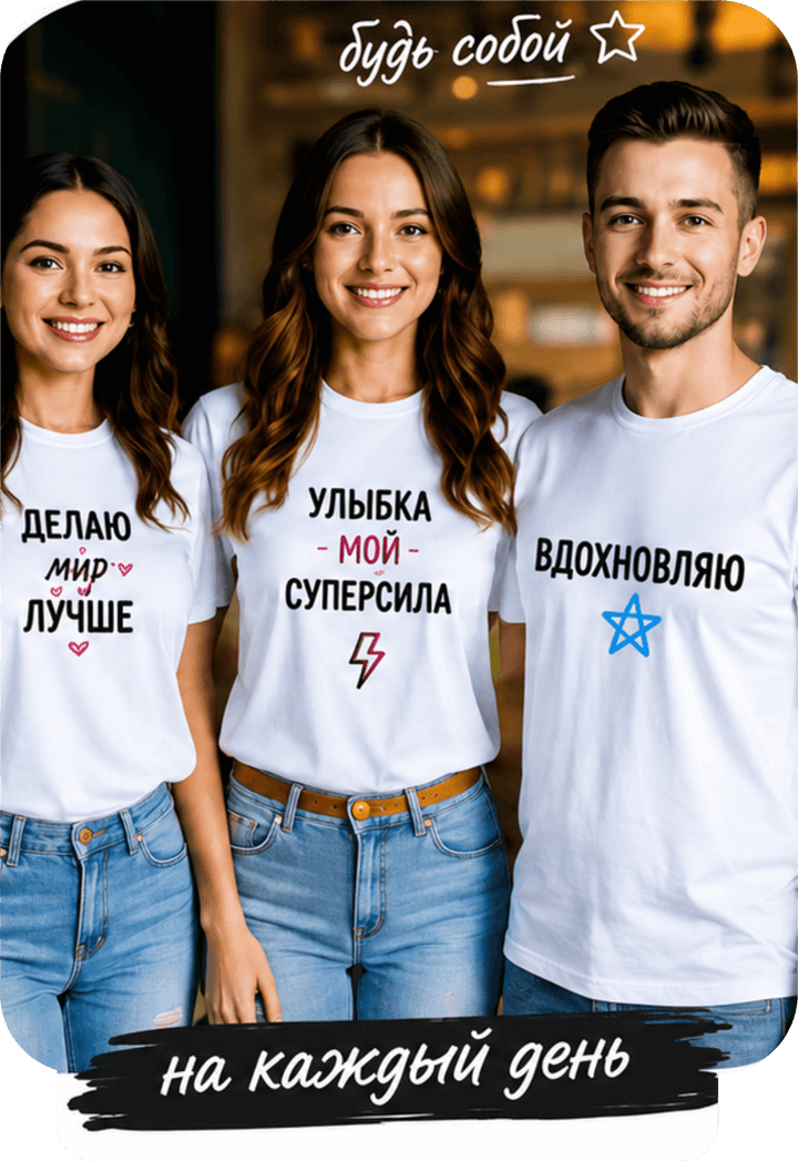 Футболки с принтами на каждый день