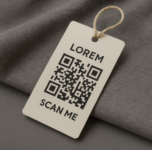 Бирки с QR кодом